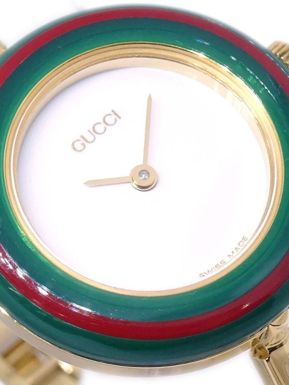 Gucci 11/12.2 Change Bezel Chameleon Quartz Watch SS 196561 - Picture 14 of 15
